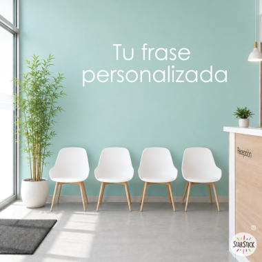 Vinilo de pared con frase personalizada | Texto adhesivo a medida