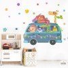 Vinilos infantiles para niños - Furgo camping