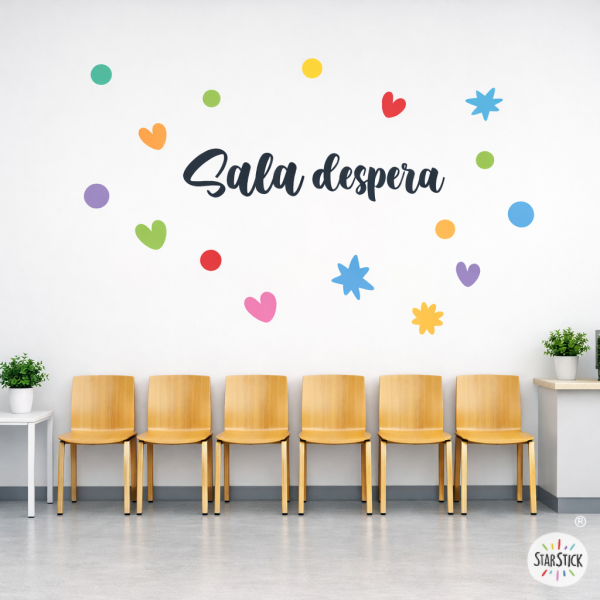 Vinilos decorativos para sala de espera de hospitales y zonas de pediatría