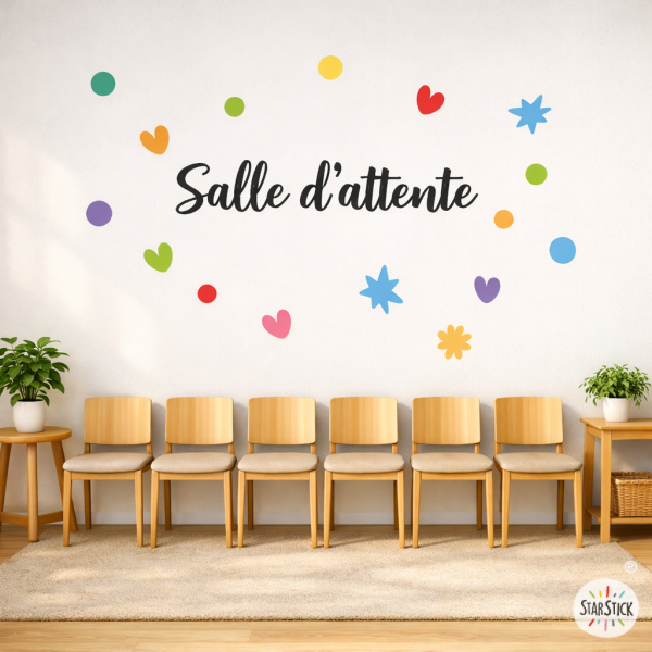 Stickers décoratifs pour salles d'attente d'hôpitaux et zones de pédiatrie