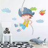 Children's vinyl - Pirate assault. Little boy