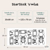 Vinilo gamer juvenil de videojuegos con mandos y consolas | Decoración habitación gamer