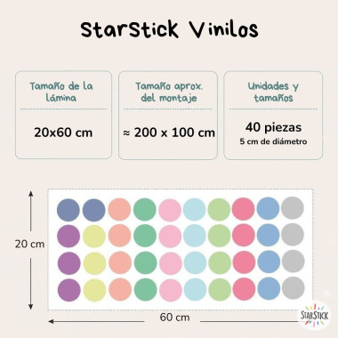 Decorative sticker confetti...