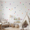 Vinil decoratiu confeti colors pastel | Pack de 40 peces autoadhesives per a paret