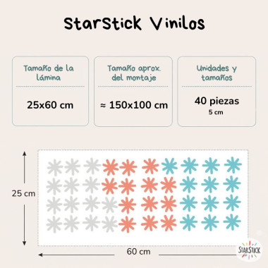 Colored Asterisks stickers....