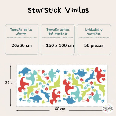 Dinos - Sticker muraux