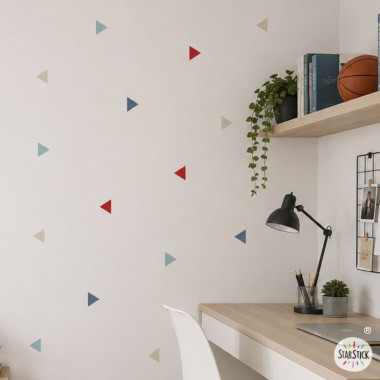 Teen red Triangle Decals -...
