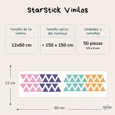 Wall decals - Triangles...