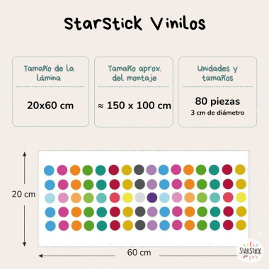 Mini colored confetti -...