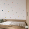 Vinilos decorativos efecto pintado en pared – Triángulos combinación Vintage