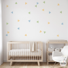 Vinilos decorativos efecto pintado para pared – Triángulos Selva en tonos naturales - Deco infantil y juvenil