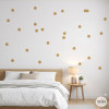 Confeti dorado - Vinilo decorativo hogar