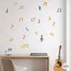 Vinilo decorativo de notas y símbolos musicales para pared – 3 colores a elegir