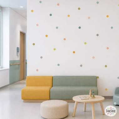 Decoración infantil - Vinilo confetis Nature