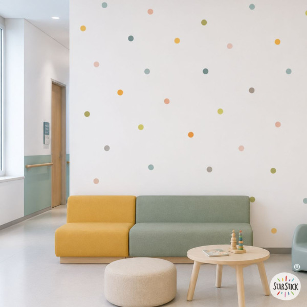 Decoración infantil - Vinilo confetis Nature