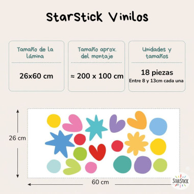 Vinils decoratius - Confeti...