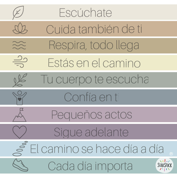 Stair stickers for healthcare centers | Every day matters