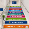 Stair stickers for healthcare centers | Every step counts