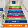 Stair stickers for healthcare centers | Every step counts