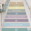Humanity | Self-adhesive stair stickers for healthcare centers
