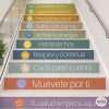 Vinilos decorativos para escaleras de hospitales | Tu salud empieza aquí