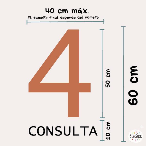 Vinilos decorativos con números y texto para señalización de puertas en espacios públicos, oficinas y edificios.