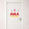Custom sticker for school and high school signage | Number with colorful text