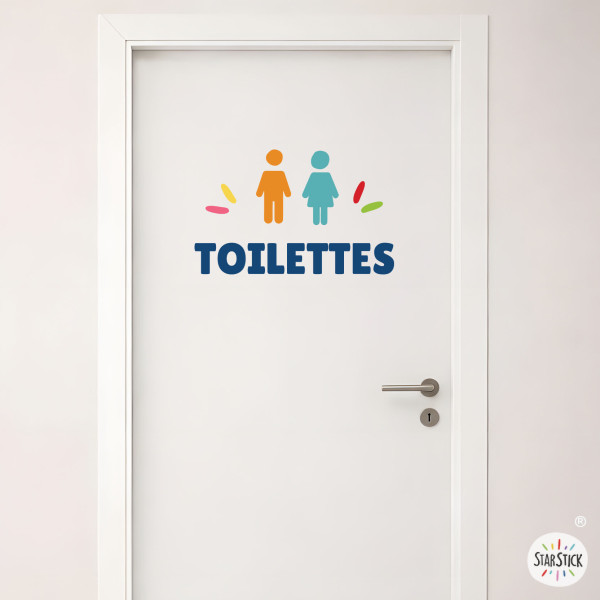 Señalización de baños para espacios públicos | Vinilos personalizables en diferentes idiomas