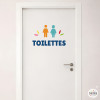 Señalización de baños para espacios públicos | Vinilos personalizables en diferentes idiomas