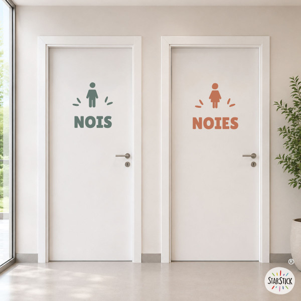 Autocollants en vinyle pour toilettes | Stickers personnalisables pour salle de bain