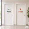 Vinils per senyalitzar WC | Adhesius personalitzables per a banys