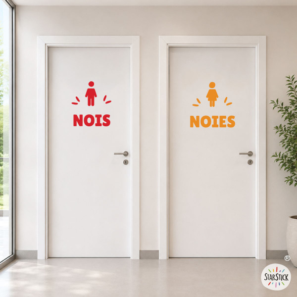 Autocollants en vinyle pour toilettes | Stickers personnalisables pour salle de bain