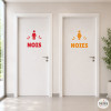 Vinils per senyalitzar WC | Adhesius personalitzables per a banys