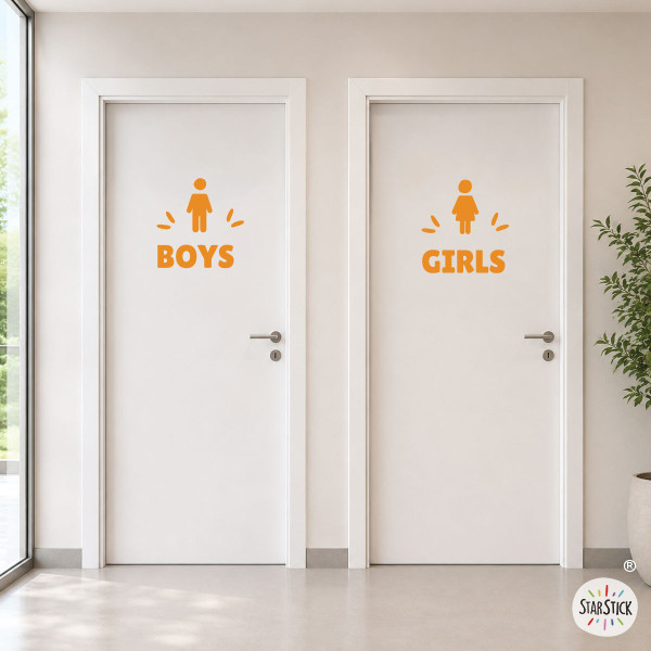 Autocollants en vinyle pour toilettes | Stickers personnalisables pour salle de bain