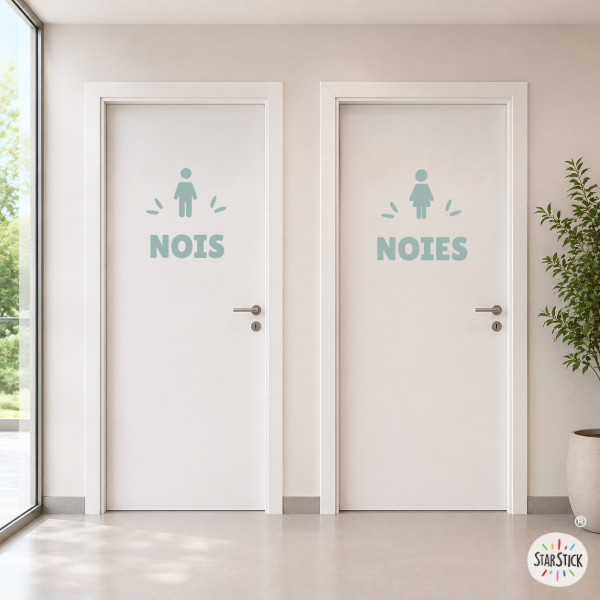 Autocollants en vinyle pour toilettes | Stickers personnalisables pour salle de bain
