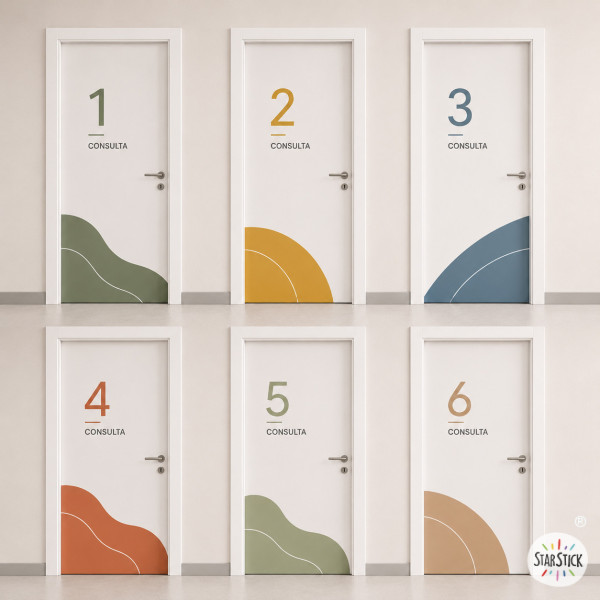 Signalétique et décoration de portes d’espaces publics | Style ZEN