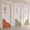 Signalétique et décoration de portes d’espaces publics | Style ZEN