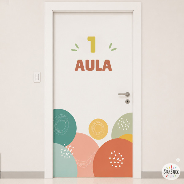 Señalización de puertas | Estilo Boho para espacios públicos