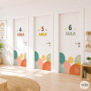 Senyalització de portes | Estil Boho per a espais públics