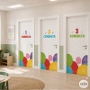 Senyalització de portes per a centres de salut | Colors a escollir