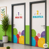 Door signage for schools and secondary schools | Colour options available