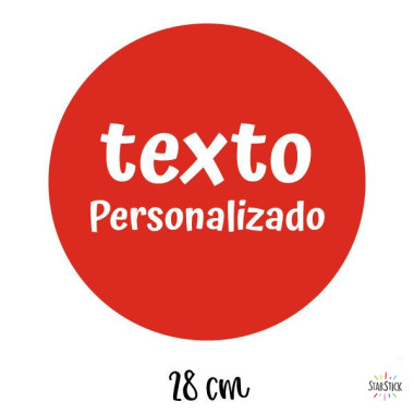Carteles de señalización para escuelas e institutos - Círculos adhesivos