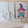 3 quadres infantils personalitzables. Astronauta, missió espacial. Decoració infantil