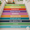 Decoración escaleras con vinilos - Desarrollo académico y personal