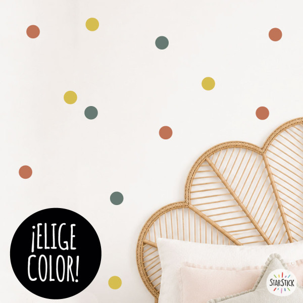 Mini Confeti - 3 colores a elegir | Vinilo decorativo infantil