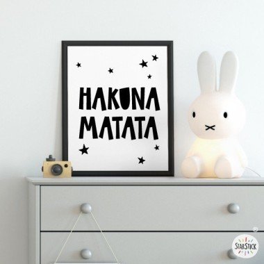 Decorative print - HAKUNA MATATA