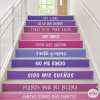 Vinilos para escaleras - Empoderamiento femenino 10 peldaños