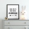 Imprimé décoratif - Chaque jour est une nouvelle aventure