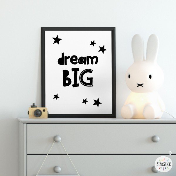 Làmina decorativa - Dream big