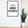 Love yourself - Cuadros decorativos juveniles